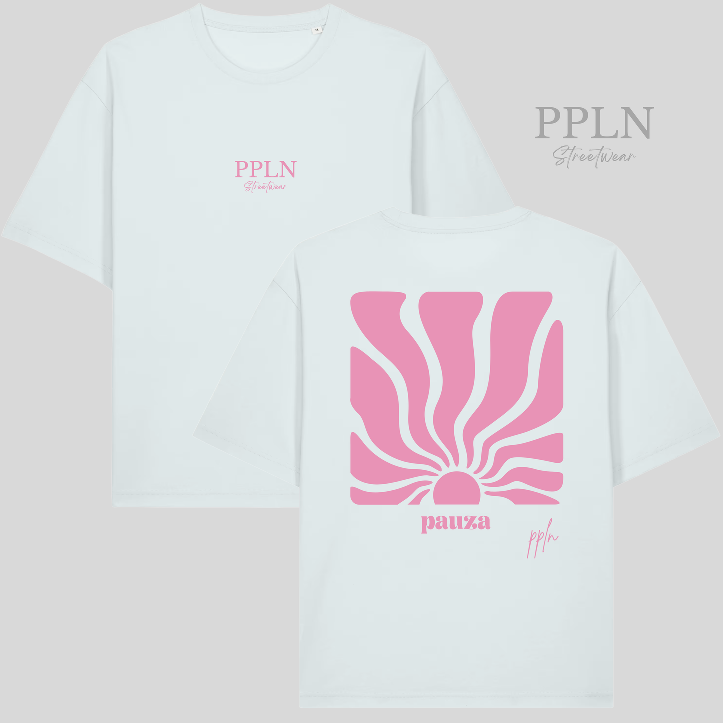 PAUZA – Oversize Unisexe sky blue