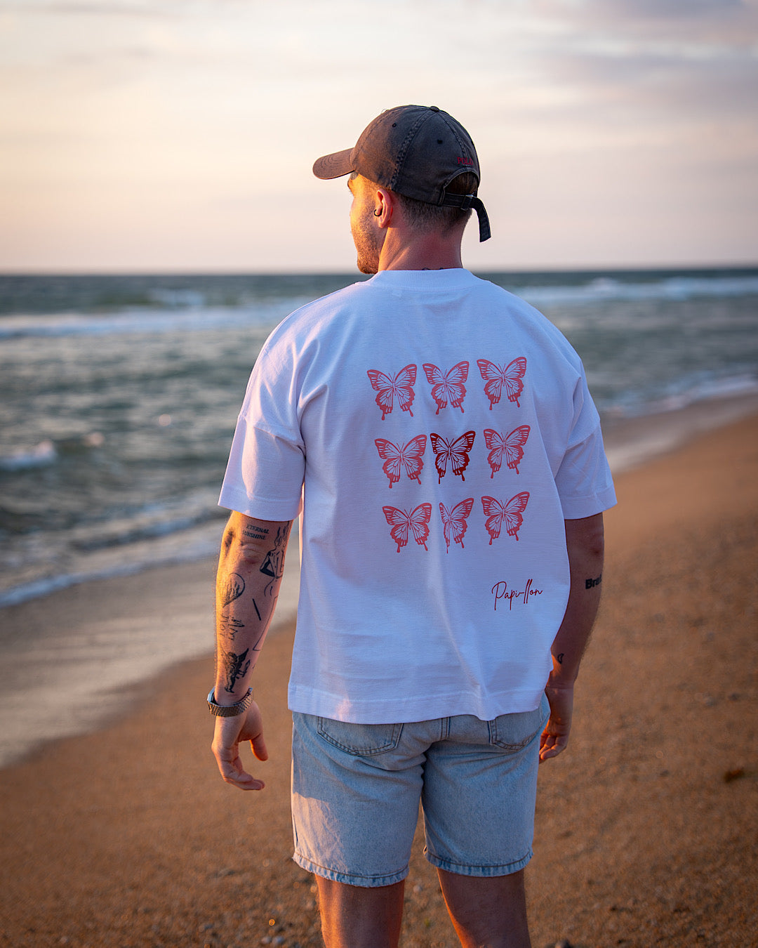T-shirt Oversize – Capsule Papi-llon streetwear (Édition Limitée) B/R