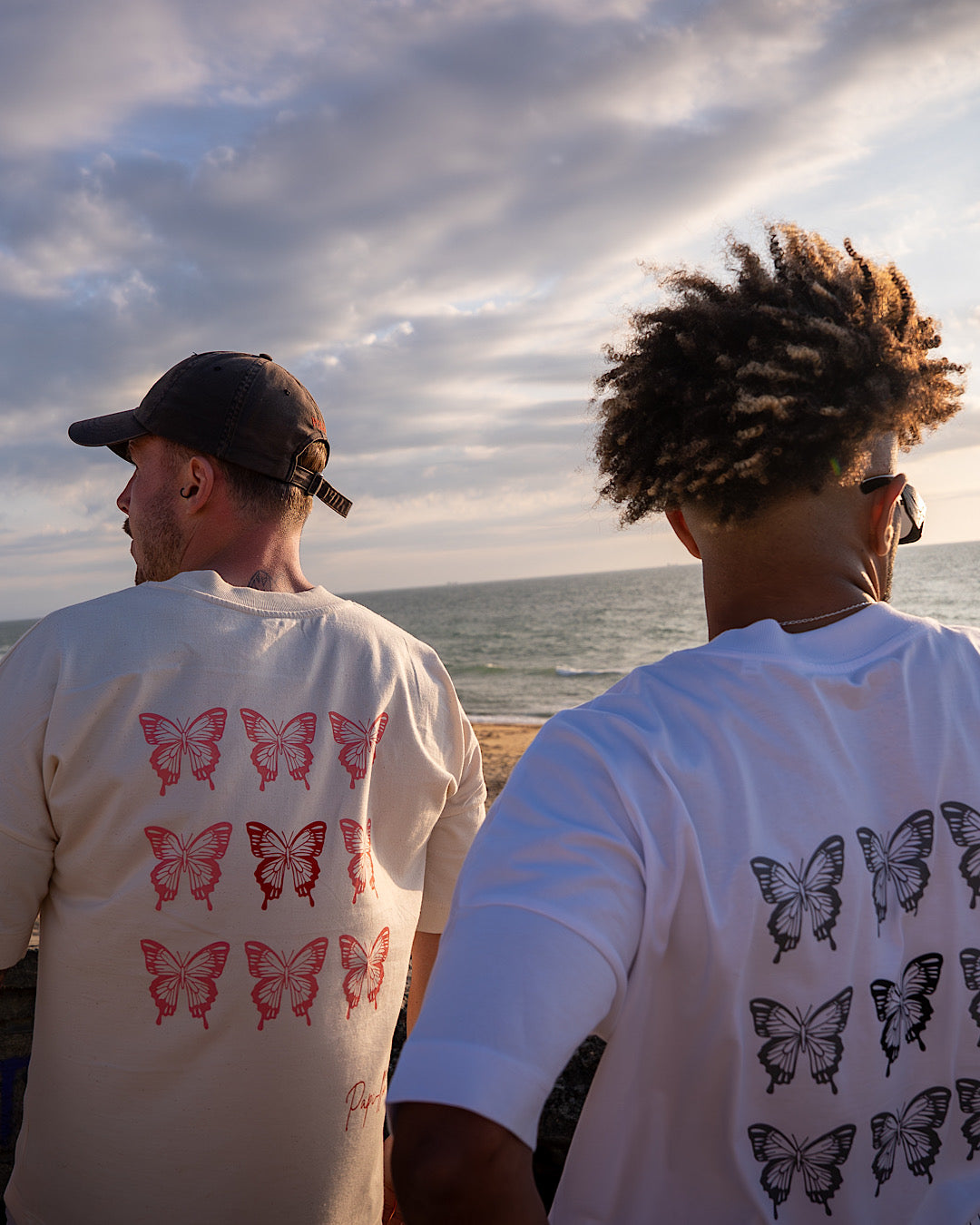 T-shirt Oversize – Capsule Papi-llon Streetwear (Édition Limitée) Nat/R