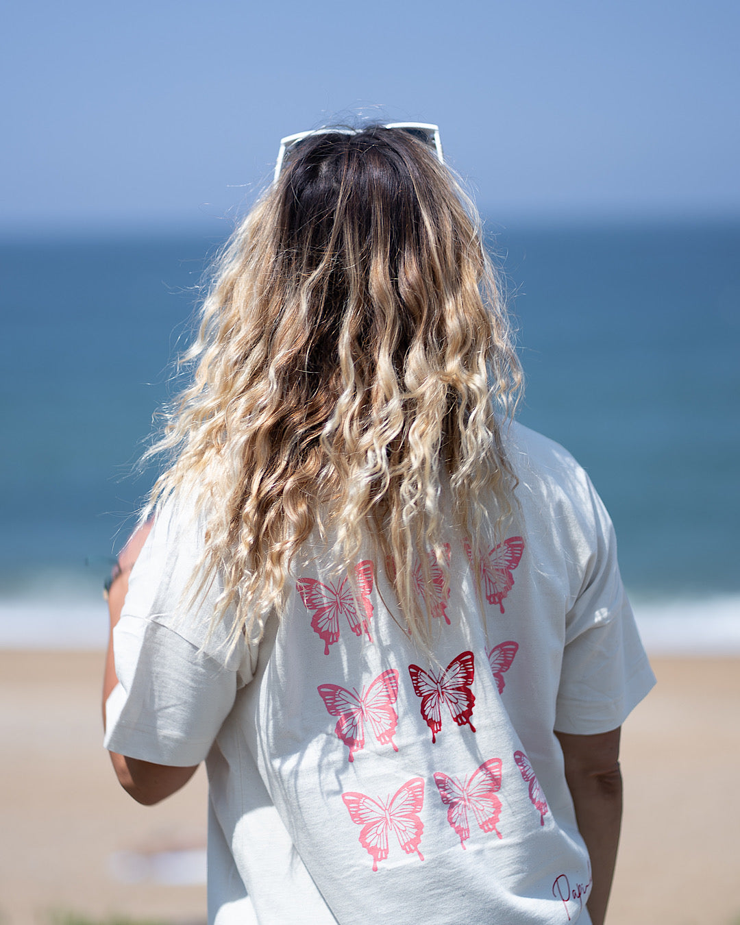 T-shirt Oversize – Capsule Papi-llon Streetwear (Édition Limitée) Nat/R