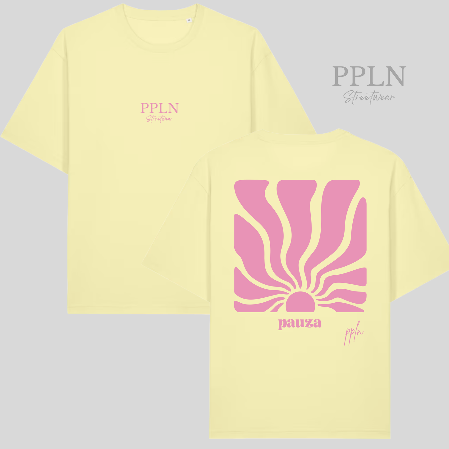PAUZA – Oversize Unisexe Lemon