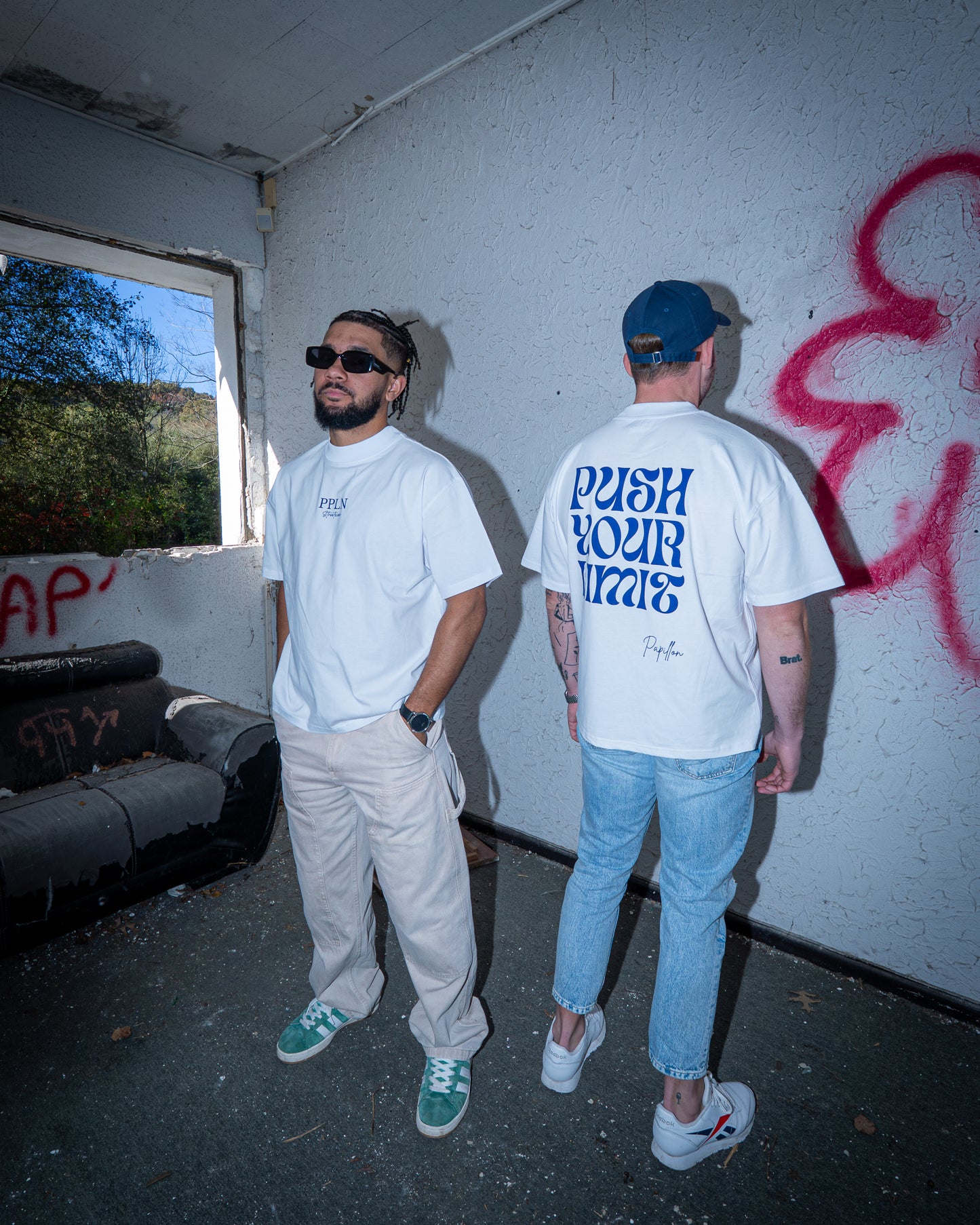 T-shirt Oversize PYL Unisexe - automne/hiver (B/B)