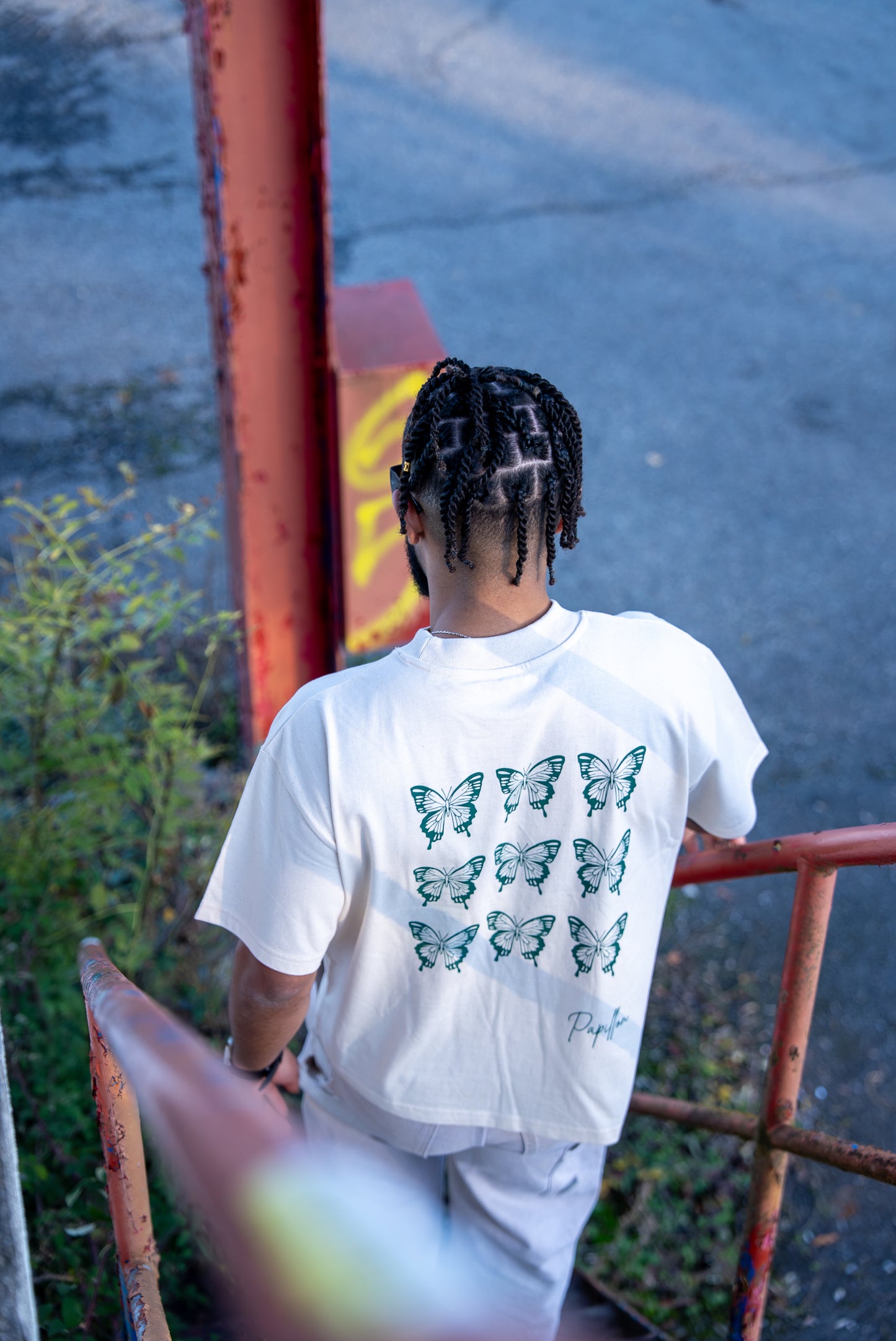 T-shirt Oversize Papillons Unisexe - automne/hiver (N/V)