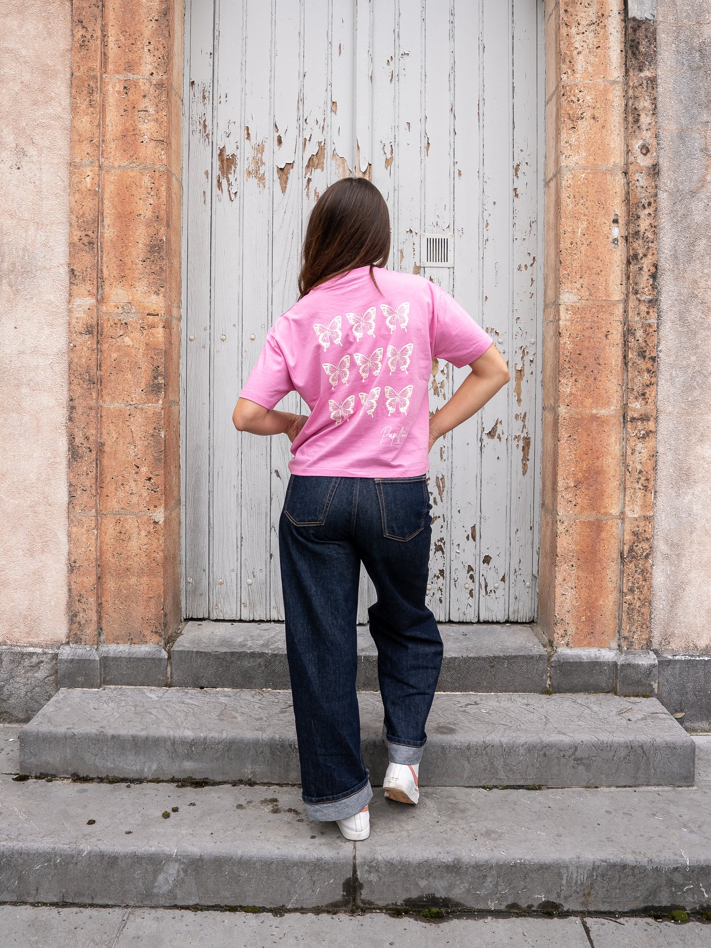 HORIZON – Court Femme Papillon rose