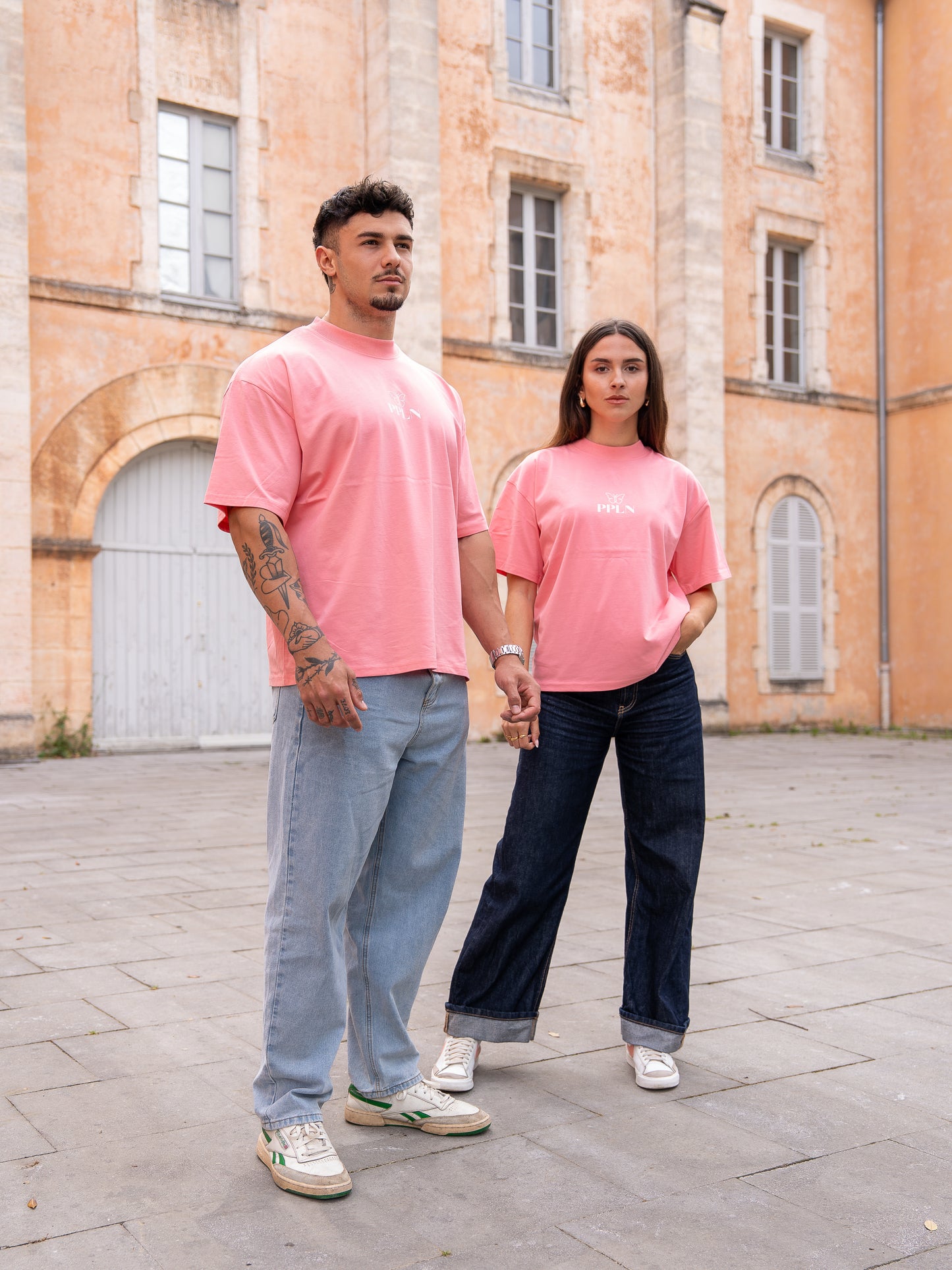 HORIZON - Oversize Unisexe Rose PPLN